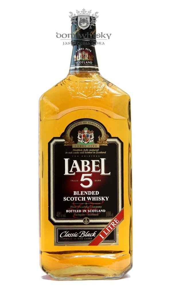 Label 5 Blended Scotch Whisky / 40% / 1,0l | Dom Whisky