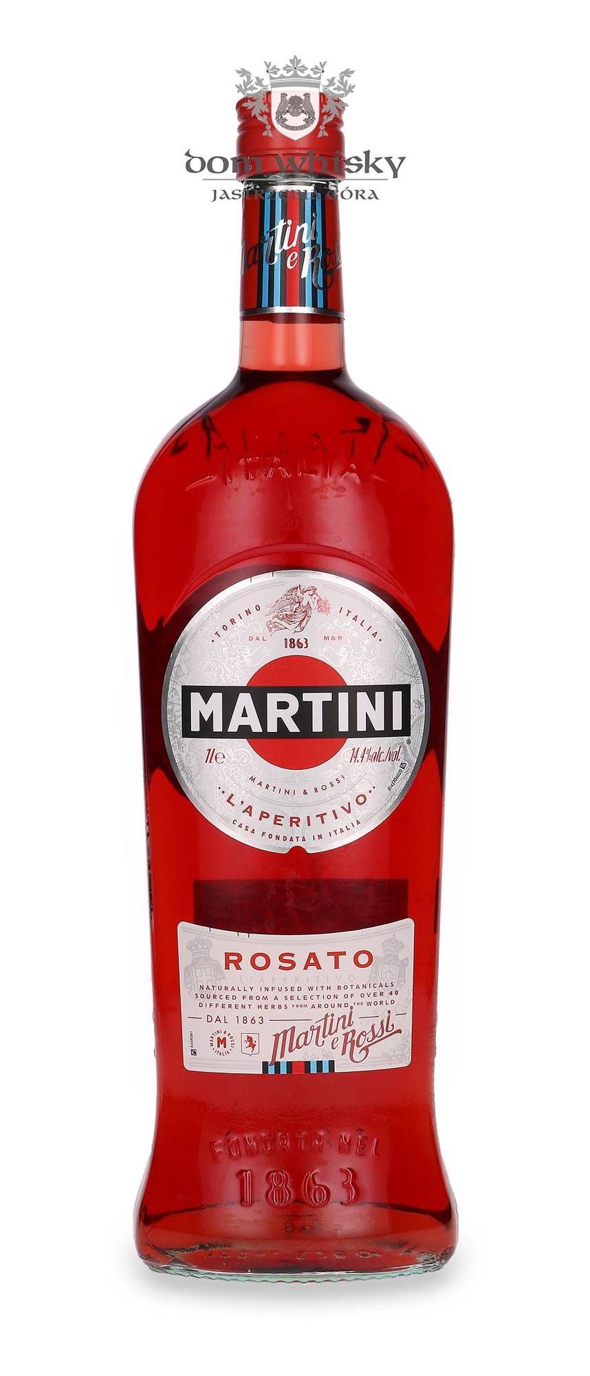 / Dom / 14,4% Vermouth Whisky | Martini 1,0l Rosato