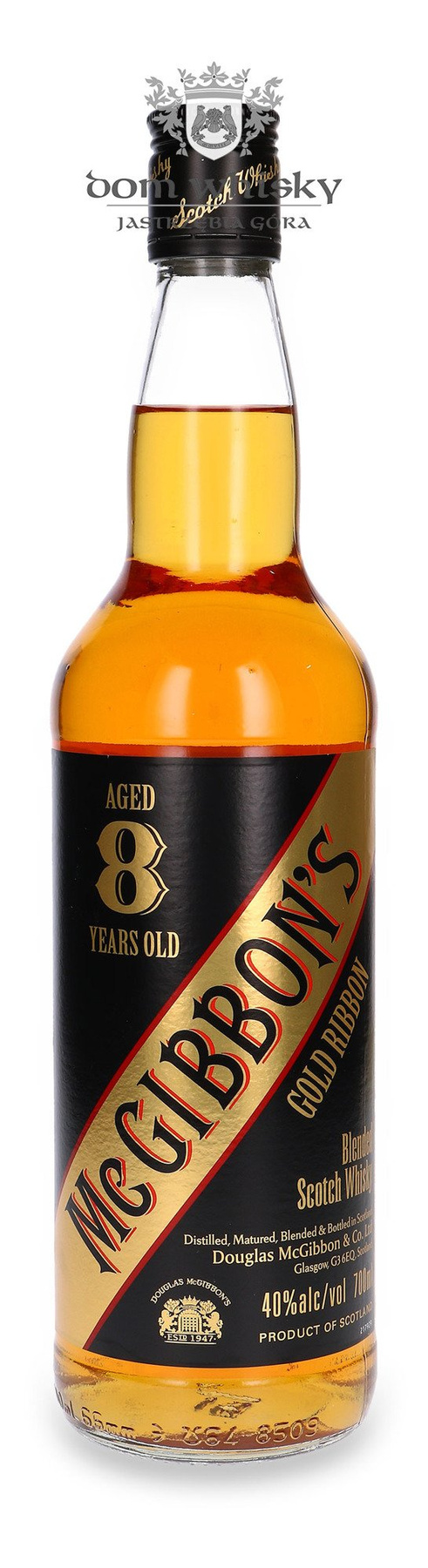 McGibbon’s 8letni Gold Ribbon Blended Whisky /40/ 0,7l Dom Whisky