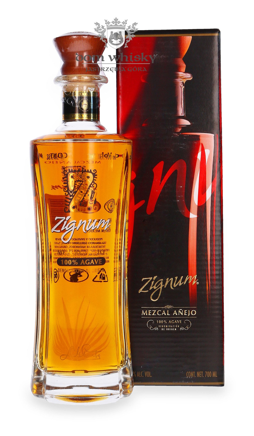 Mezcal Zignum Anejo 100% Agave / 38% / 0,7l | Dom Whisky