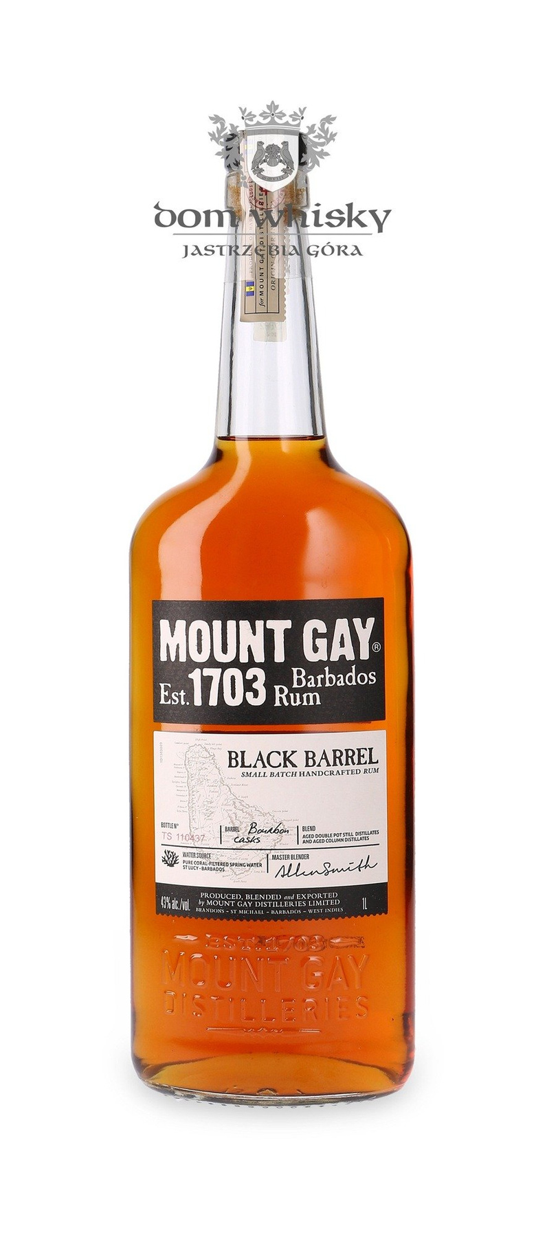 Mount Gay Black Barrel Rum (Barbados) / 43 / 1l Dom Whisky