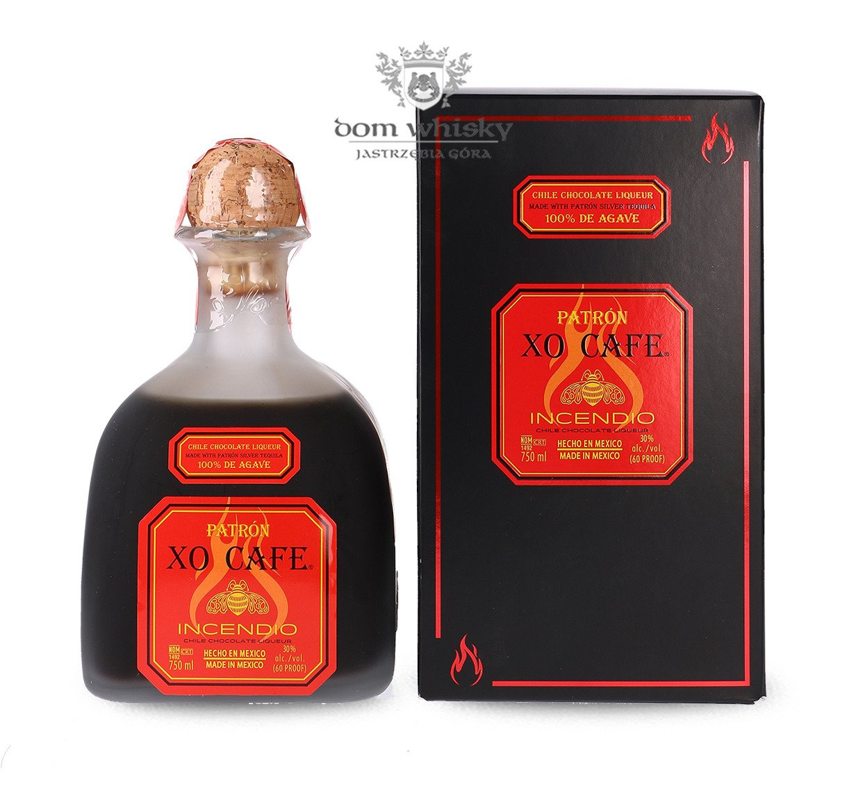 Patron XO Cafe INCENDIO Chile Chocolate Liqueur / 30 / 0,75l Dom Whisky