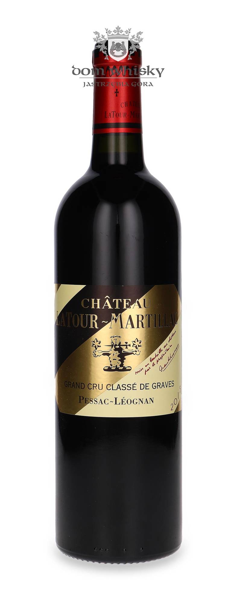 Whisky Dom 0,75l Grand de Château /14%/ Latour-Martillac Pessac-Léognan Graves 2015 Cru Classé Rouge |