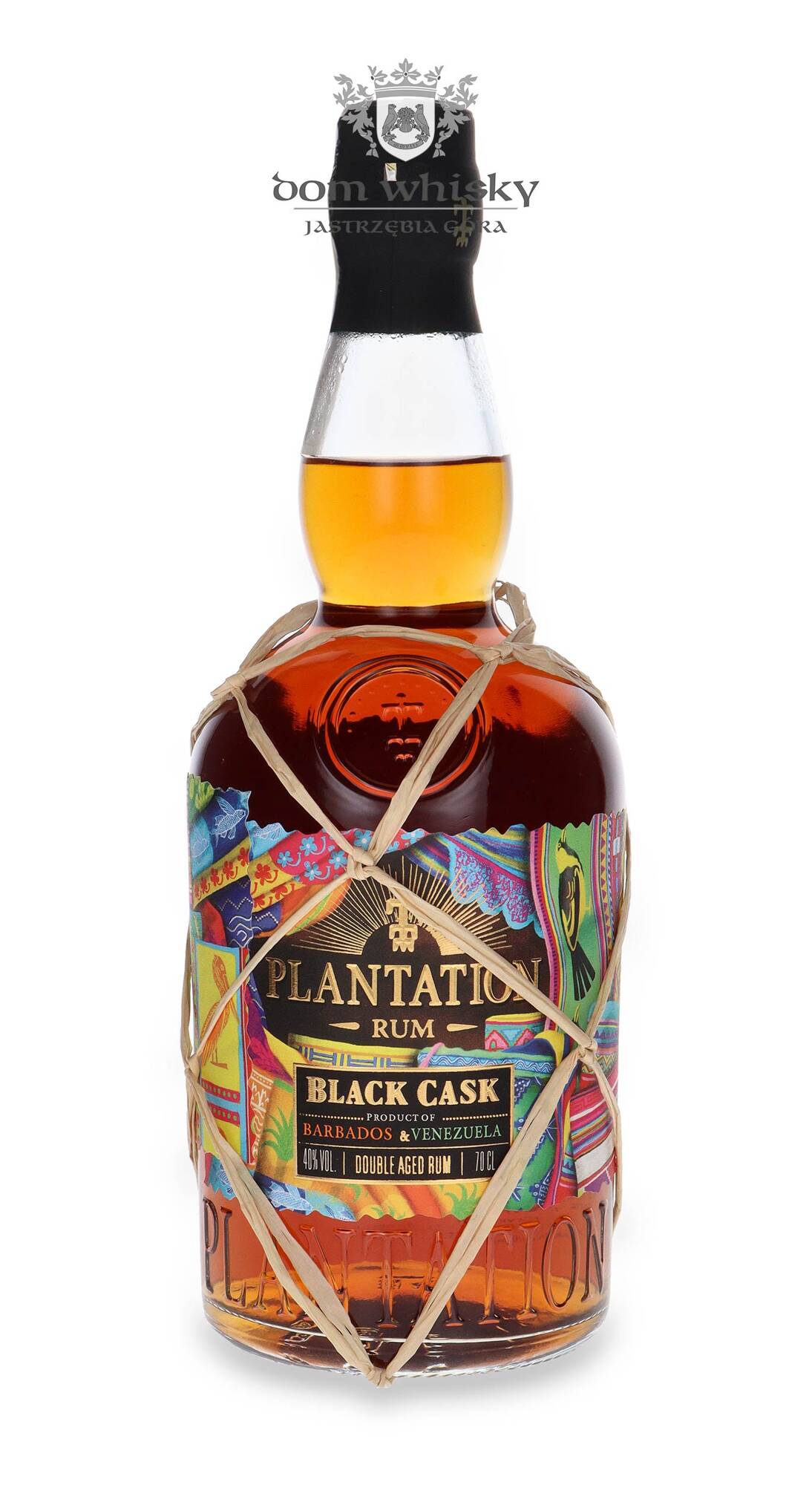 Plantation Black Cask Double Aged / Dom 0,7l 40% | / Rum Whisky