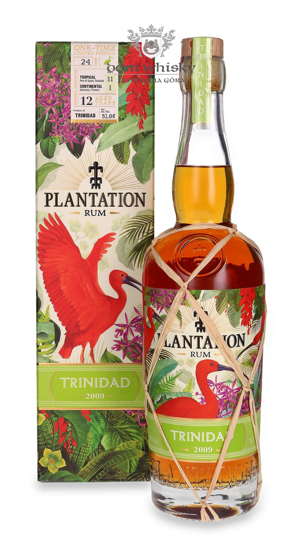 Plantation Rum Trinidad 2009 / 51,8 / 0,7l Dom Whisky