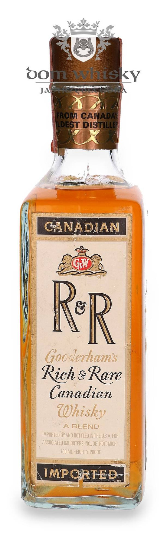R&R Gooderham’s Rich & Rare /40/ 0,75l Dom Whisky