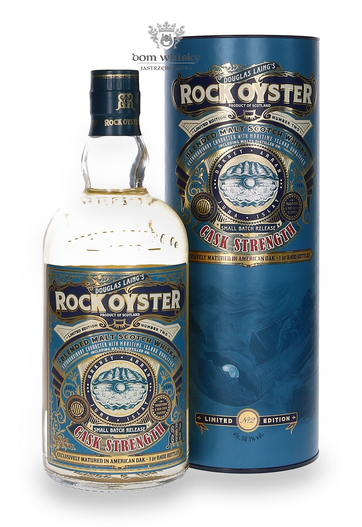 Rock Oyster Blended Malt Cask Strength Batch 2, /56,1/ 0,7l Dom Whisky