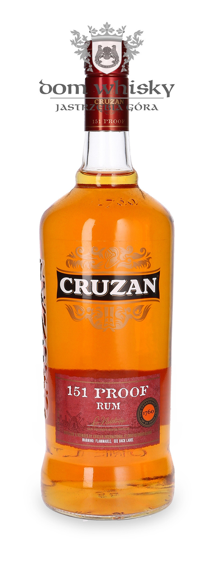 Rum Cruzan 151 Proof /Beam Suntory/ 75,5 / 1,0l Dom Whisky