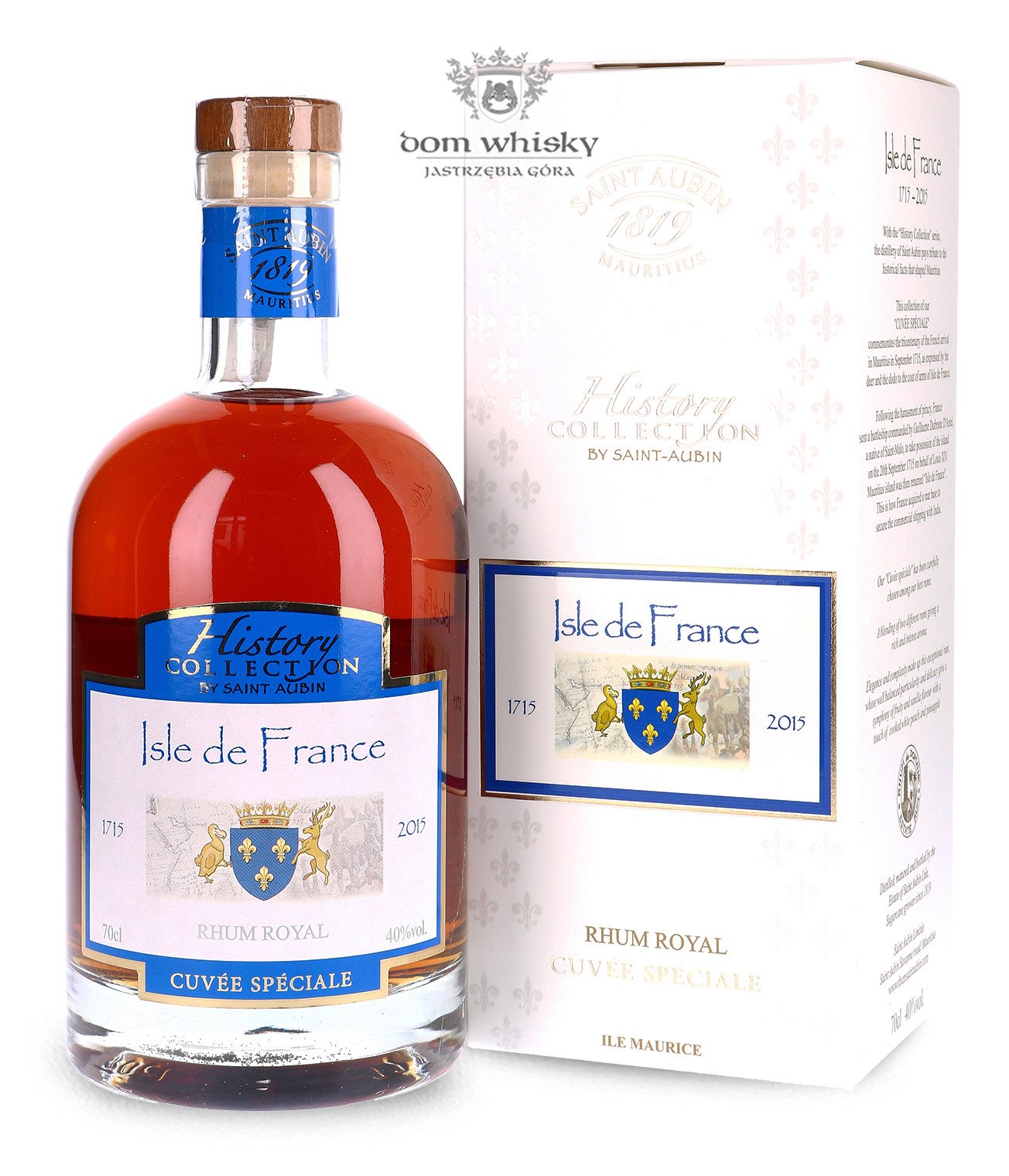 Rum Isle de France Cuvee Speciale / 40% / 0,7l | Dom Whisky