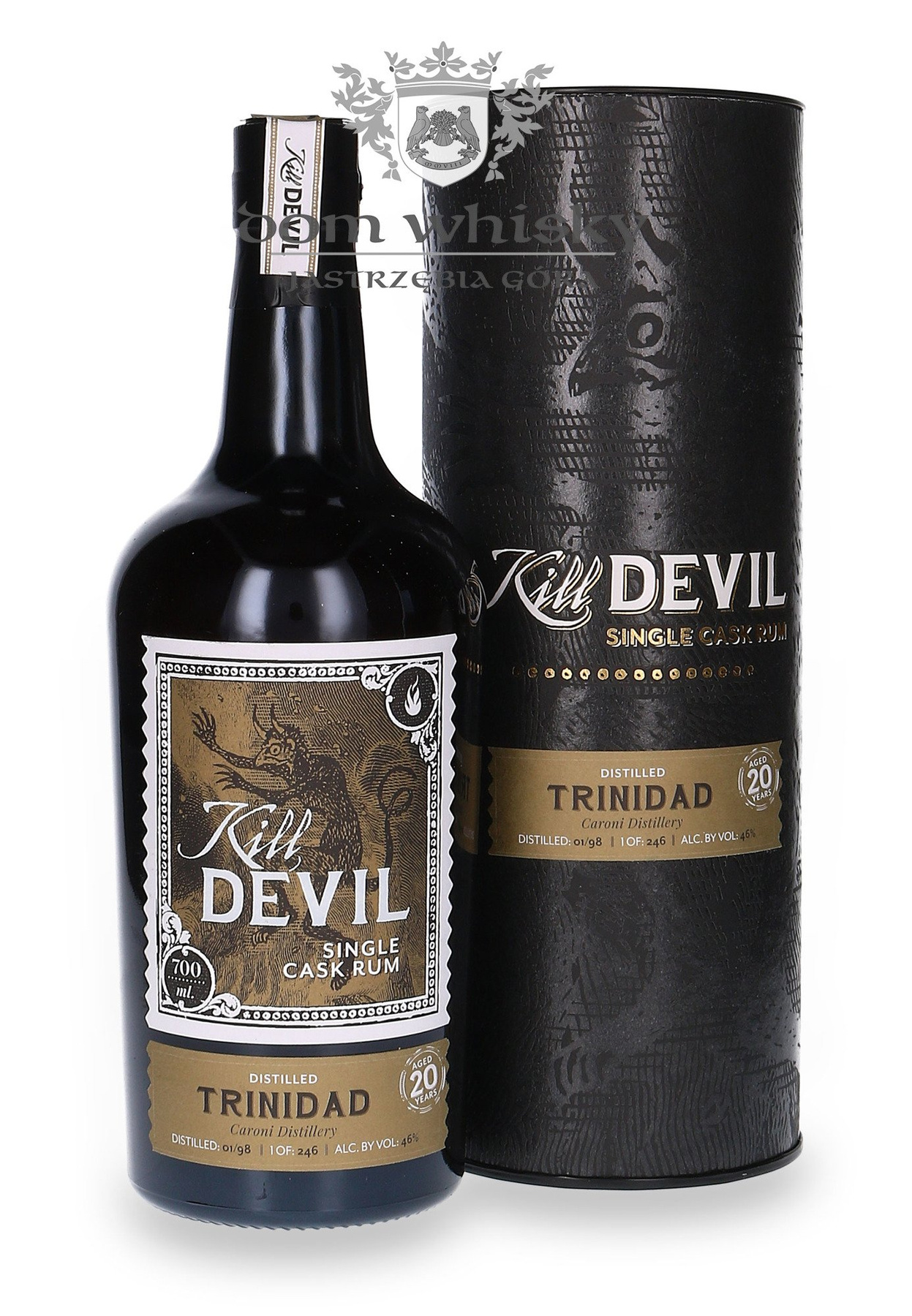 Rum Kill Devil Trinidad Caroni 20letni / 46 / 0,7l Dom Whisky
