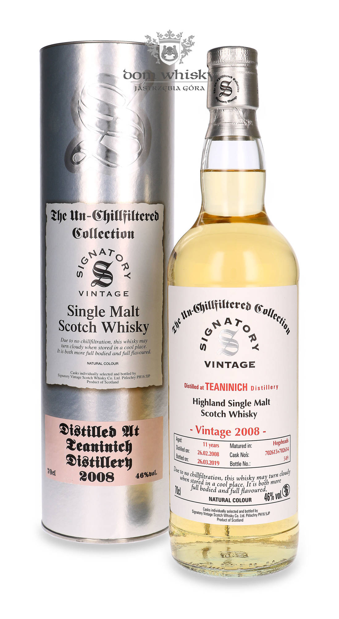 Teaninich 11-letni (D.2008, B.2019) Signatory Vintage / 46%/ 0,7l | Dom ...