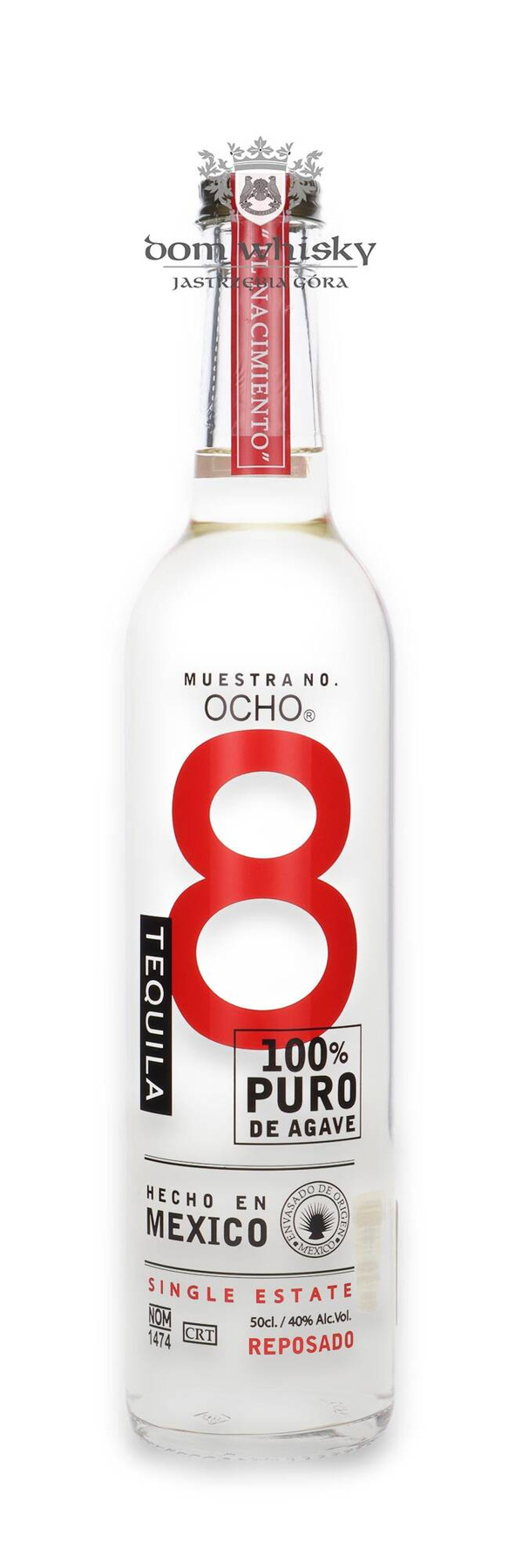 Tequila Ocho Reposado "El Na Cimiento" / 40 / 0,5l Dom Whisky