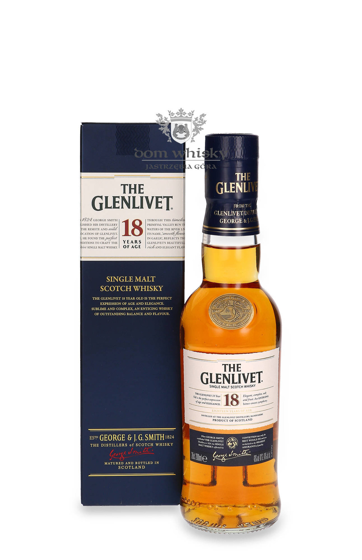 The Glenlivet 18letni / 43 / 0,2l Dom Whisky