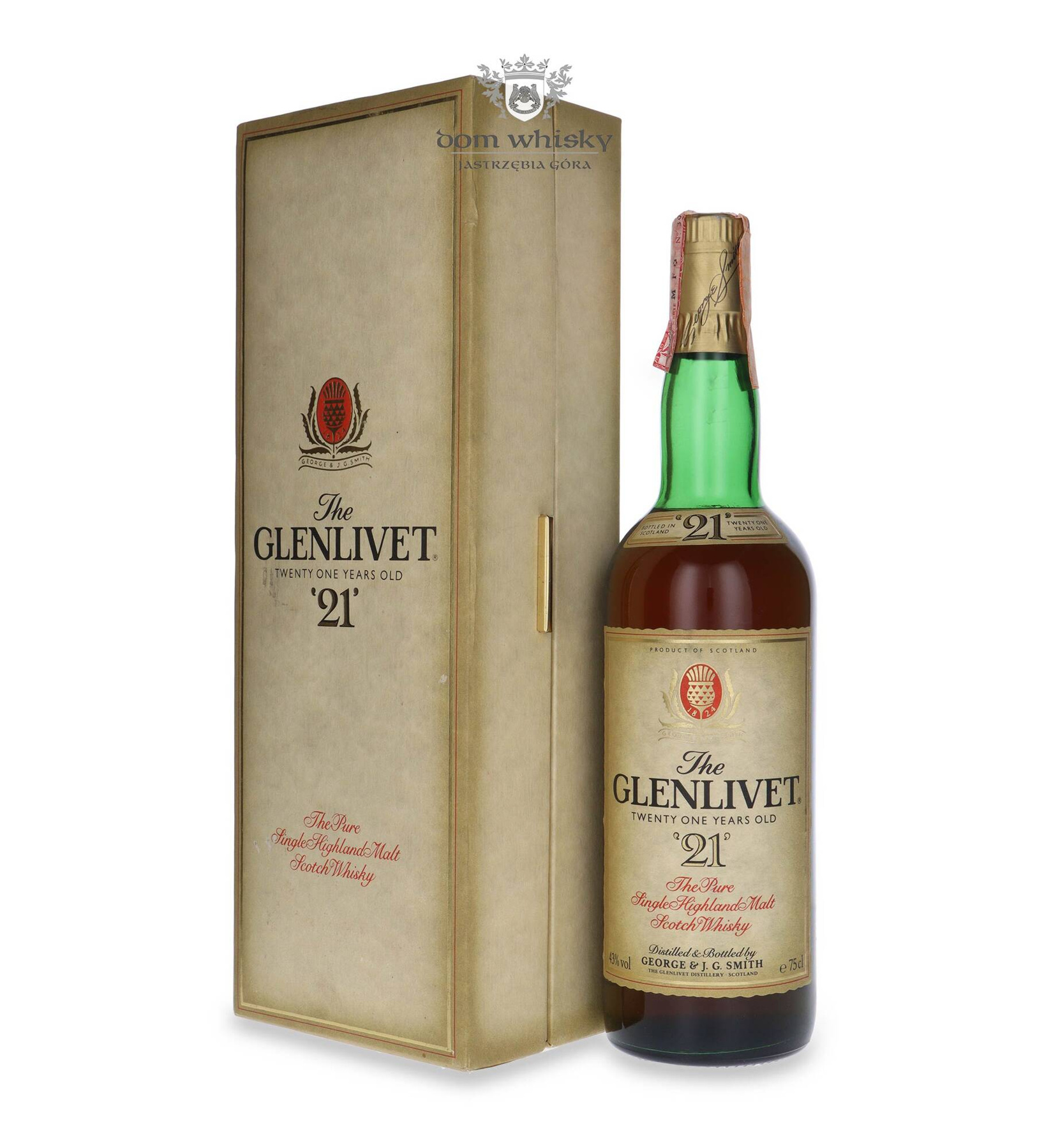 The Glenlivet 21letni Pure Single Malt / 43 / 0,75l Dom Whisky