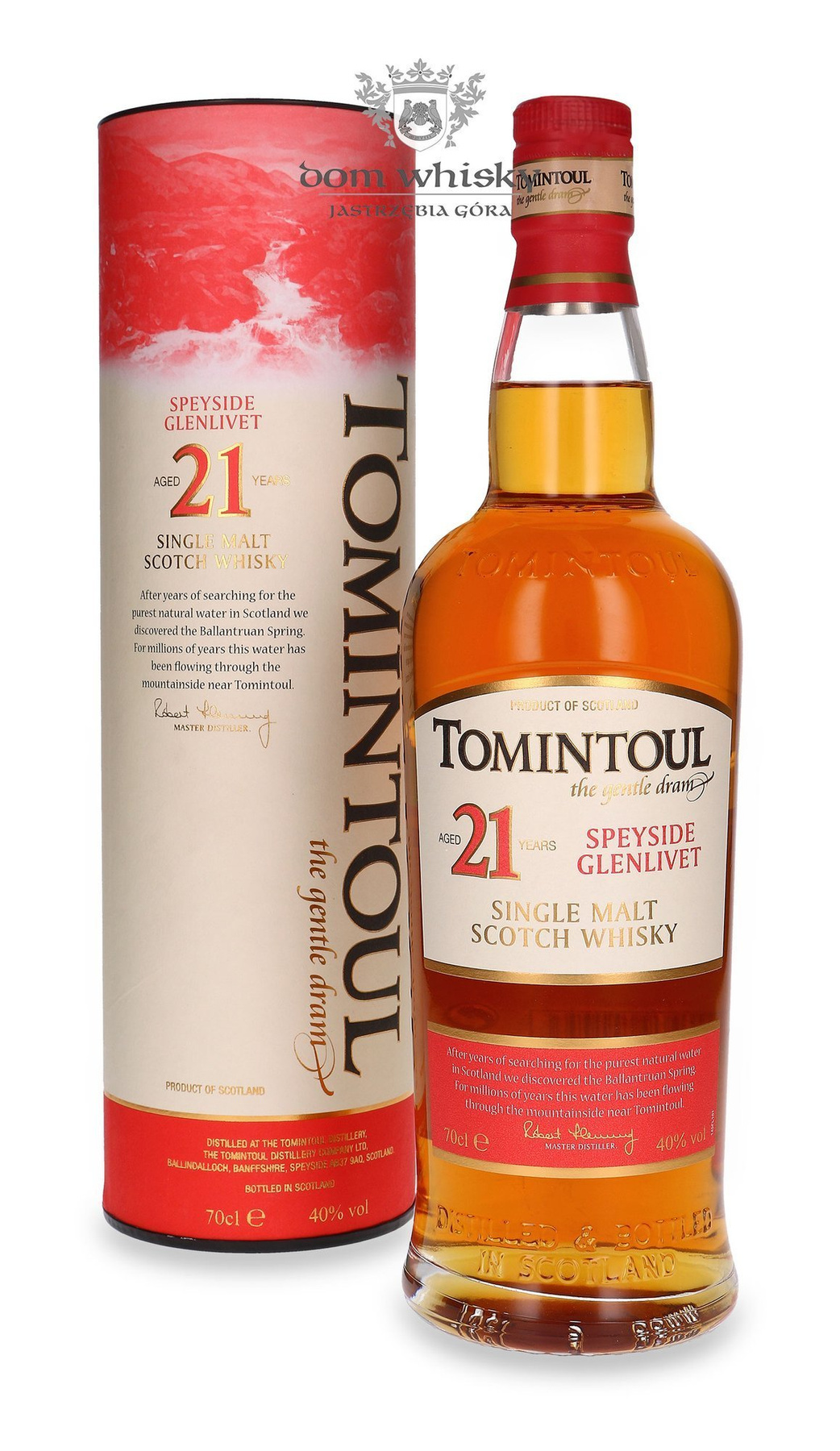 Tomintoul 21letni The Gentle Dram / 40 / 0,7l Dom Whisky