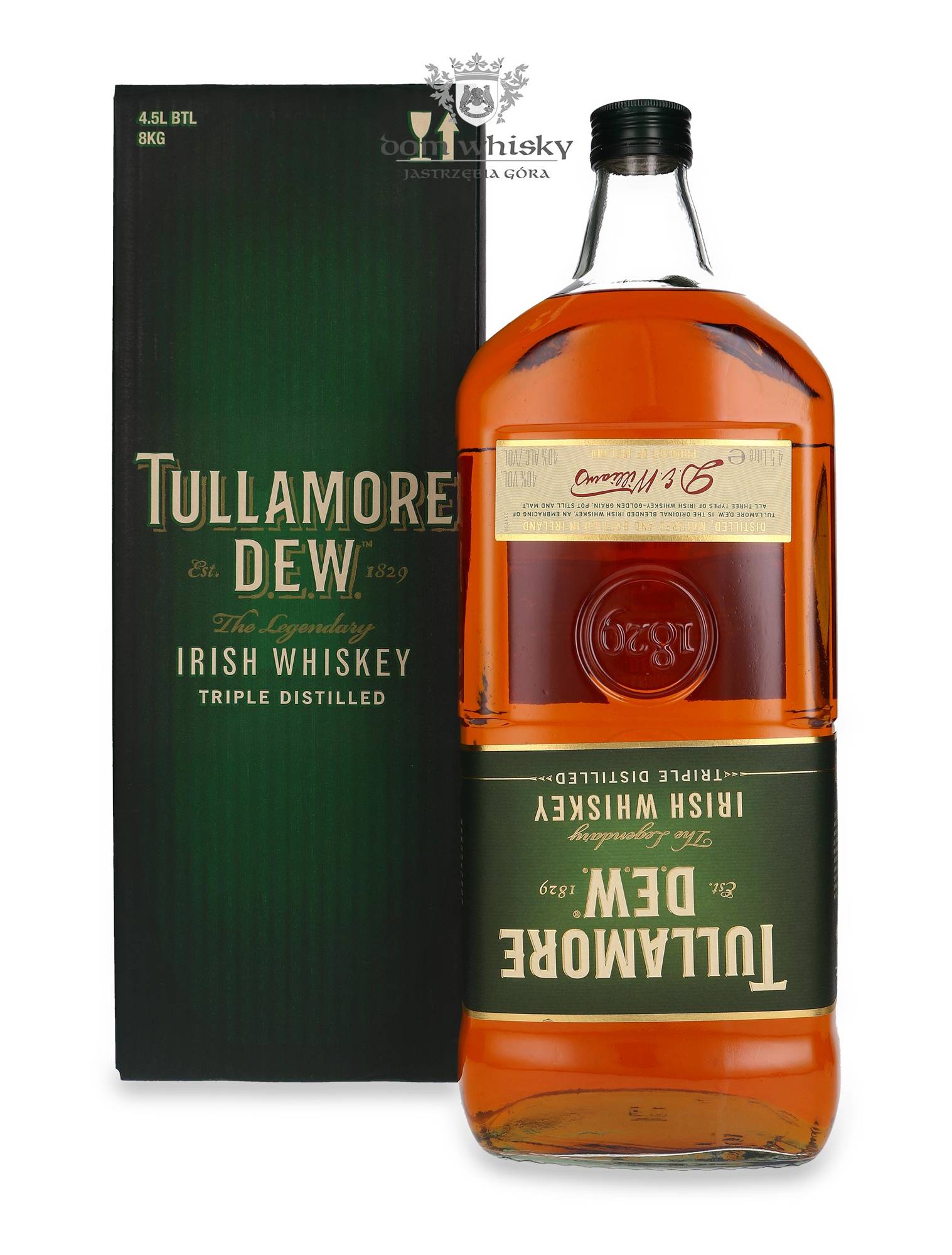 Blended Whiskey Whisky Dom | Irish 40%/ 4,5l Dew / Tullamore