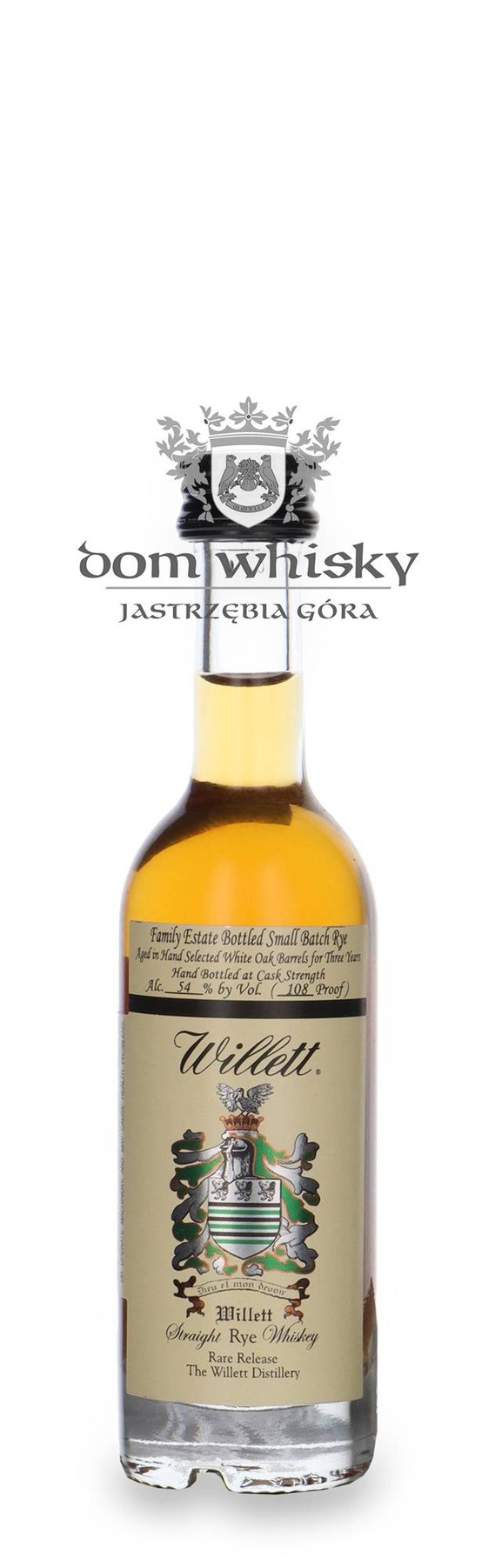 Willett Family Estate Small Batch Rye 3-letni / 54%/ 0,05l | Dom Whisky