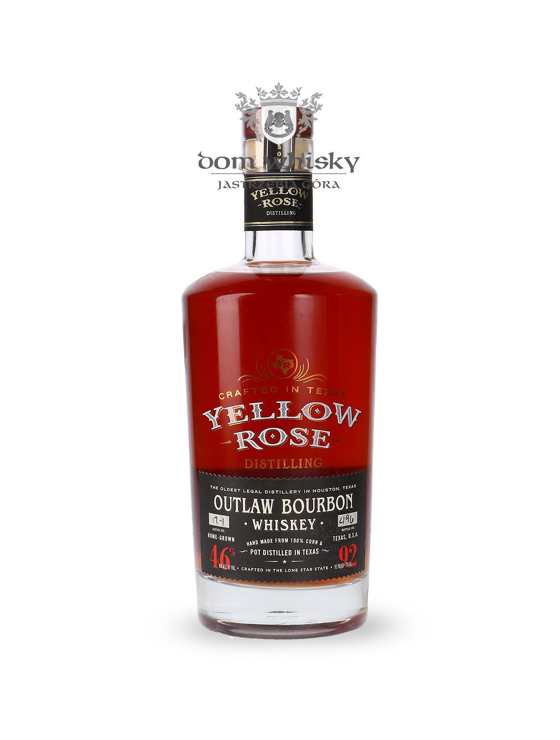 Yellow Rose Texas Outlaw Bourbon Whiskey / 46/ 0,7l Dom Whisky