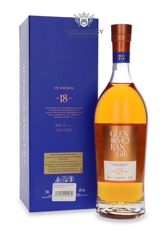  2x Glenmorangie 18-letni The Infinita / 43% / 0,7l + Glenmorangie Original 12-letni / 40% / 0,7l za jedyne 10gr!