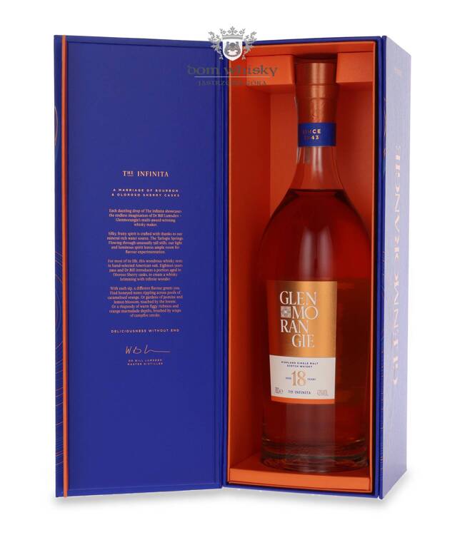  2x Glenmorangie 18-letni The Infinita / 43% / 0,7l + Glenmorangie Original 12-letni / 40% / 0,7l za jedyne 10gr!