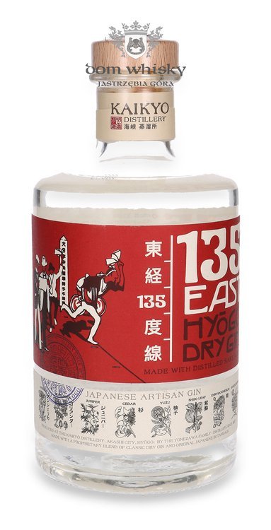 135° East Hyōgo Dry Japanese Gin / 42%/ 0,7l 