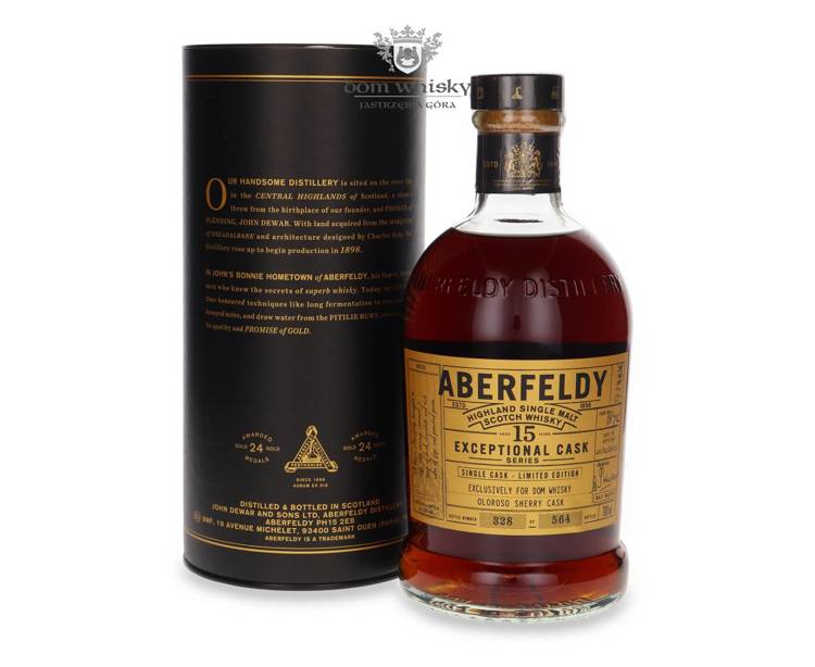 Aberfeldy 15-letni Exceptional Cask Dom Whisky Edition / 58,8% / 0,7l