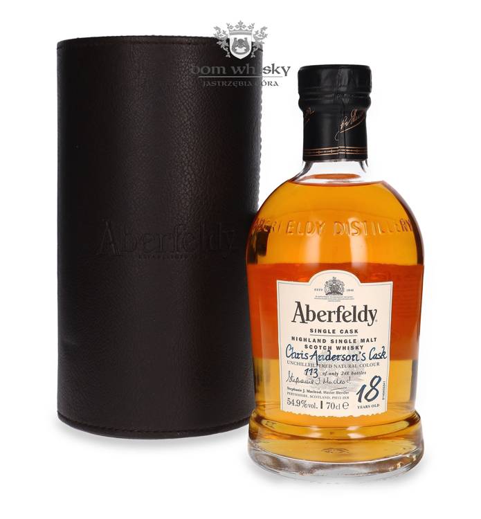 Aberfeldy 18-letni Chris Anderson’s Cask / 54,9% / 0,7l	