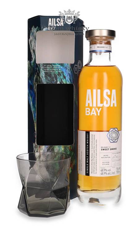 Ailsa Bay Release 1.2 Sweet Smoke + szklanka / 48.9% / 0,7l
