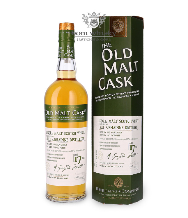 Allt-A-Bhainne 17-letni (D.1995, B.2013) Old Malt Cask / 50%/ 0,7l