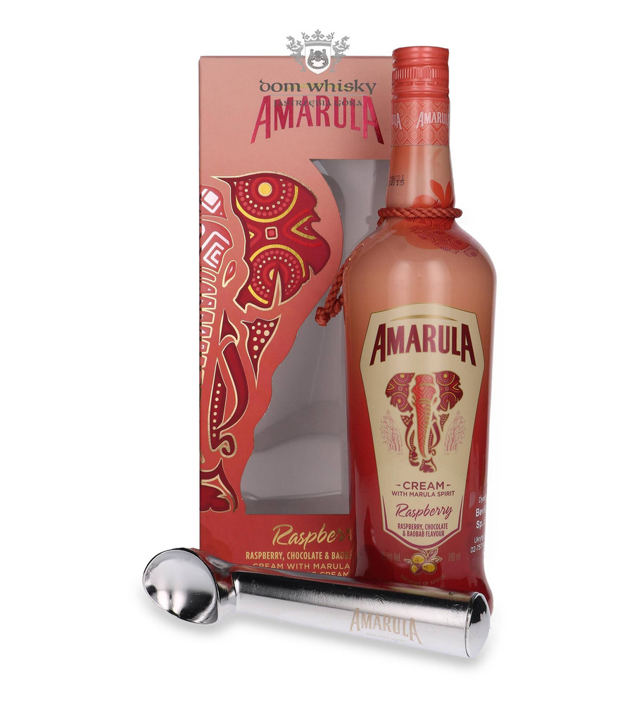 Amarula Raspberry Likier Cream + gałkownica / 15,5% / 0,7l