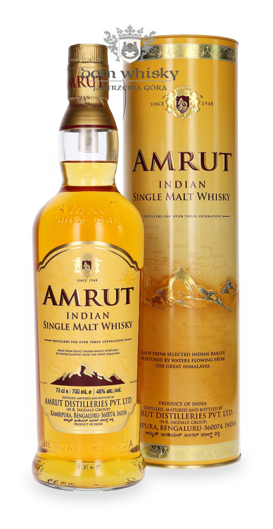 Amrut Indian Single Malt Whiskey / 46%/ 0,7l