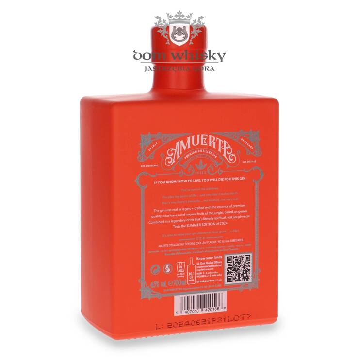 Amuerte Coca Gin Orange Edition / 43% / 0,7l