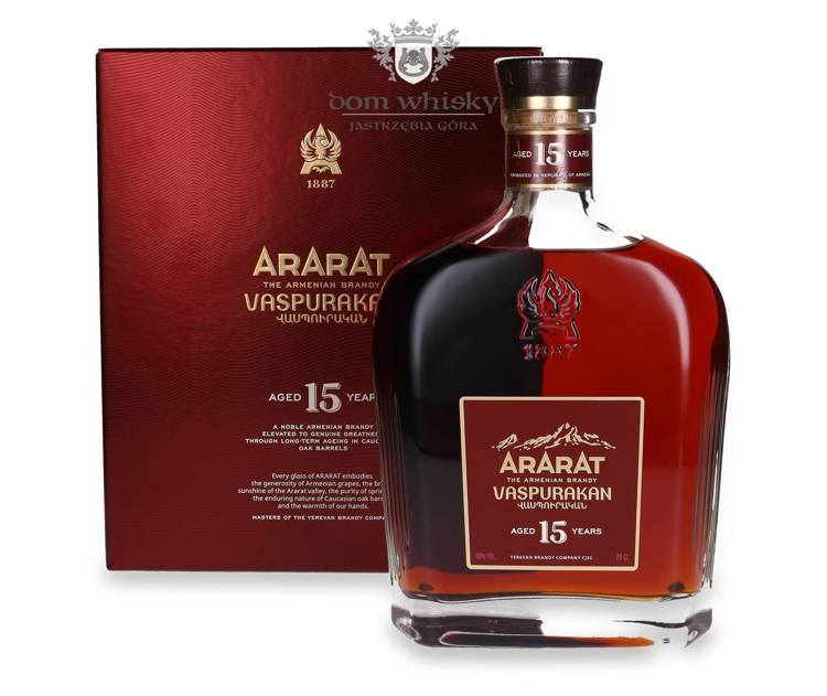 Ararat Vaspurakan 15-letnia Armenian Brandy /40%/ 0,7l