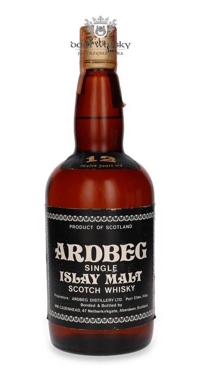 Ardbeg 12-letni (Bottled 1970s) Wm Cadenhead / 46% / 0,75l		