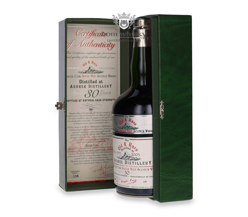 Ardbeg 1973, 30-letni, Old & Rare Platinum Select 48,9% 0,7l