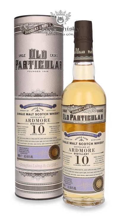 Ardmore 10-letni (D.2009, B.2020) Douglas Laing’s Old Particular / 48,4%/ 0,5l