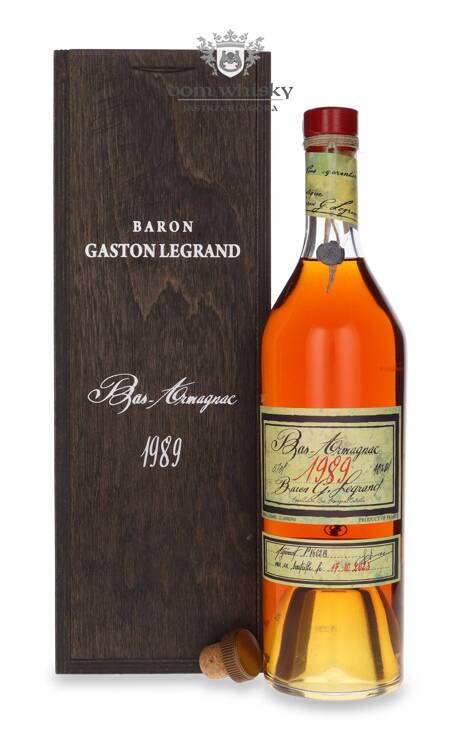 Armagnac Baron Gaston Legrand 1989 ( Bottled 2023) / 40% / 0,7l