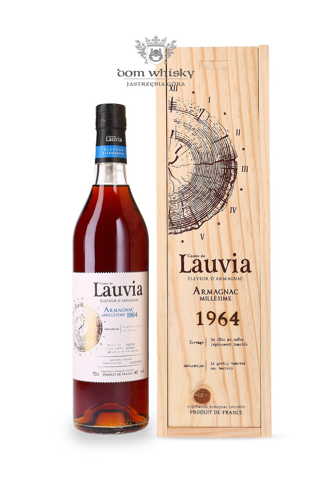 Armagnac Comte de Lauvia Vintage 1964, 46-letni / 40% / 0,7I