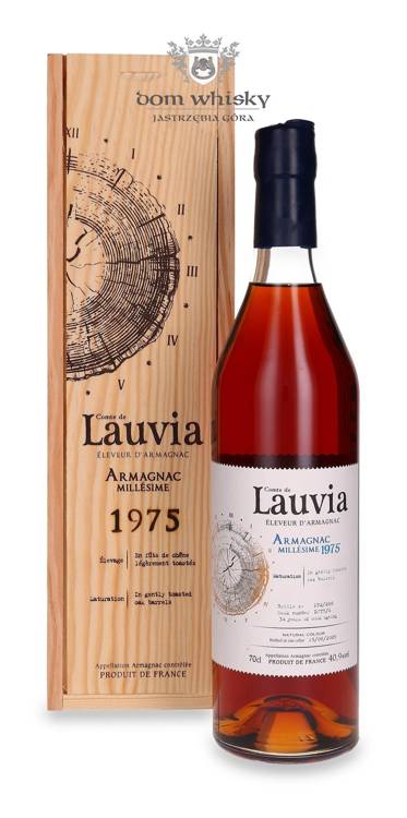 Armagnac Comte de Lauvia Vintage 1975, 34-letni / 40,9% / 0,7l
