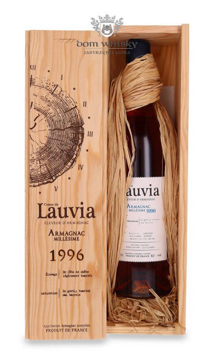 Armagnac Comte de Lauvia Vintage 1996, 24-letni / 40% / 0,7l