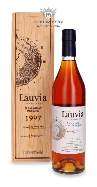 Armagnac Comte de Lauvia Vintage 1997, 23-letni / 42,5% / 0,7l