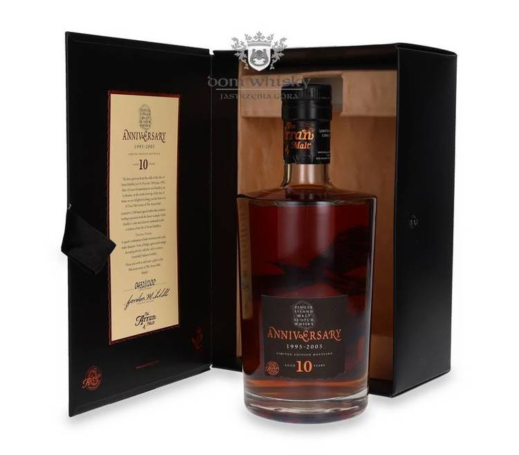 Arran 10-letni (D.1995, B.2005) Anniversary Limited Edition / 46% / 0,7l