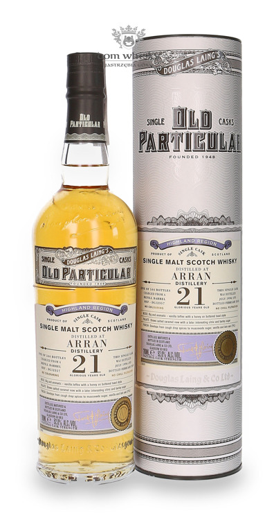 Arran 21-letni (D.1996 B.2018) Douglas Laing’s Old Particular /52%/ 0,7l