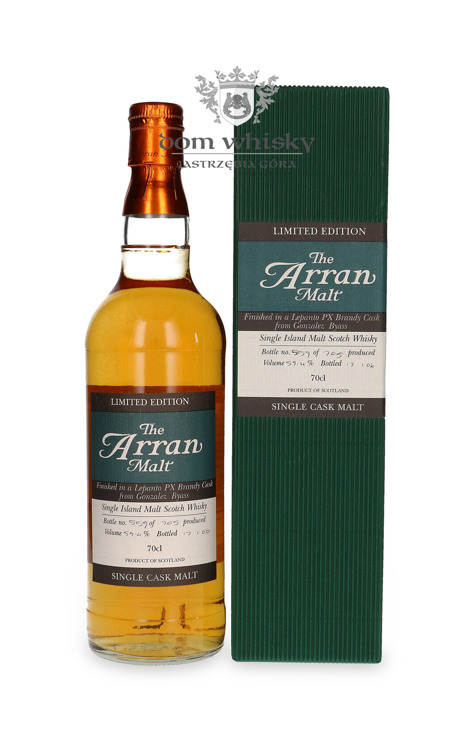 Arran Finished in Lepanto PX Brandy Cask (B.2006) / 59,4%/ 0,7l