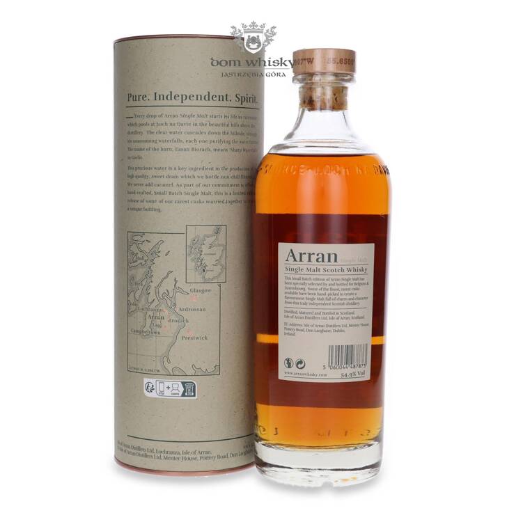 Arran Small Batch Sherry & Bourbon Casks / 54,9% / 0,7l	