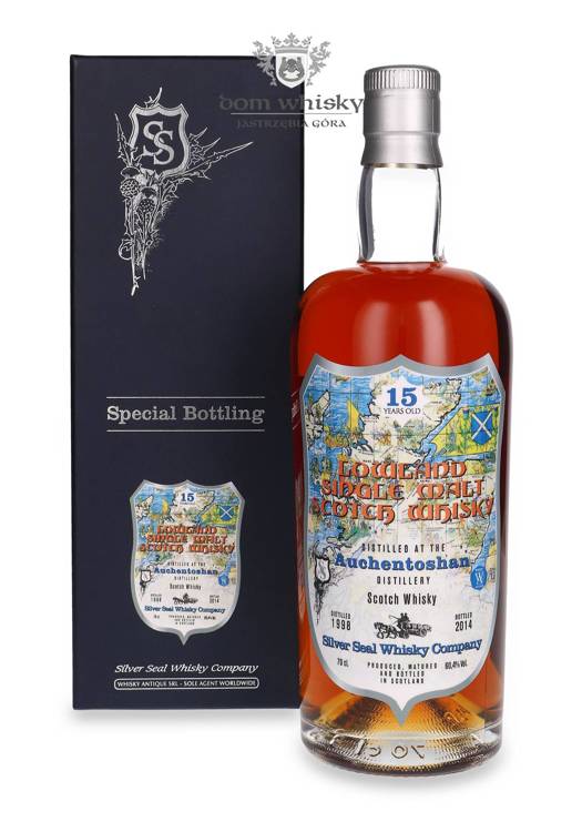 Auchentoshan 15-letni (D.1998, B.2014) Silver Seal / 60,4% / 0,7l