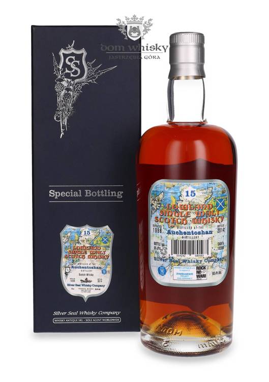 Auchentoshan 15-letni (D.1998, B.2014) Silver Seal / 60,4% / 0,7l