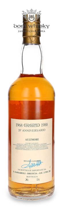 Aultmore 1974 (Bottled 1988) Samaroli 20th Anniversary / 50% / 0,75l	