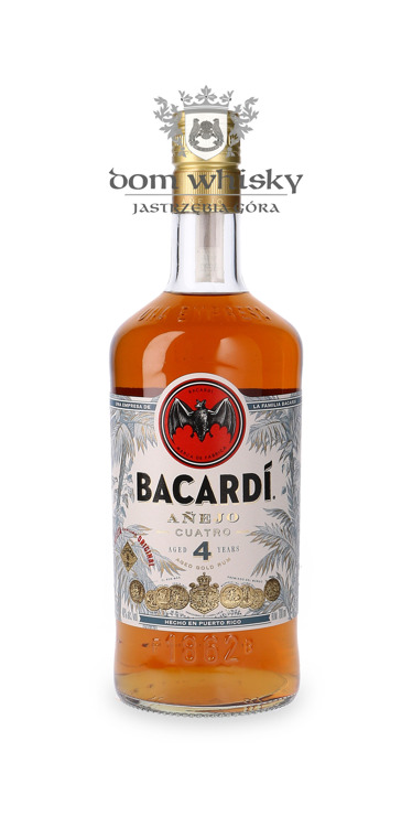 Bacardi Anejo Cuatro 4-letni / 40% / 0,7l