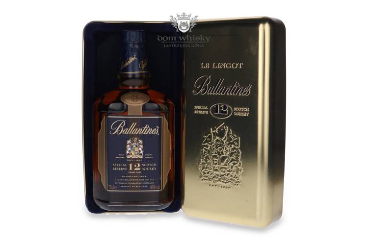 Ballantine's 12-letni Special Reserve Gold Tinbox / 40% / 0,7l